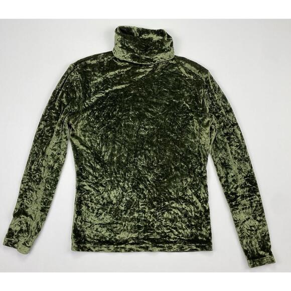 Soft Surroundings Tops - United Colors Of Beneton Velvet Long Sleeve Stretch Turtleneck Top Size SM/MD?